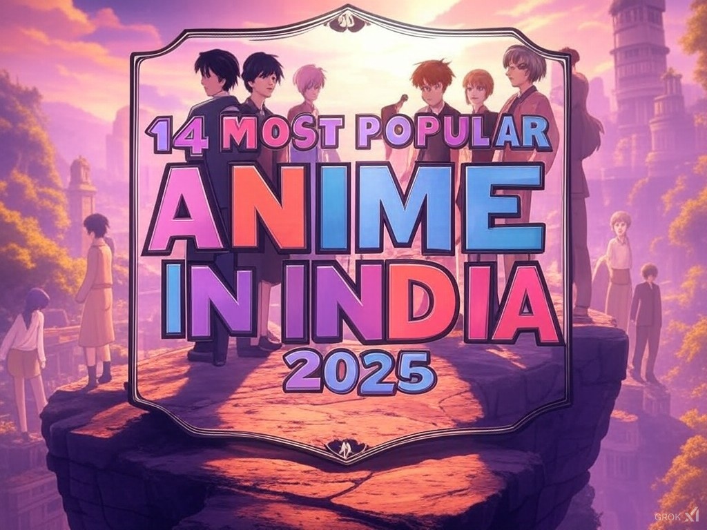 featured image of 14 most popular anime in india 2025